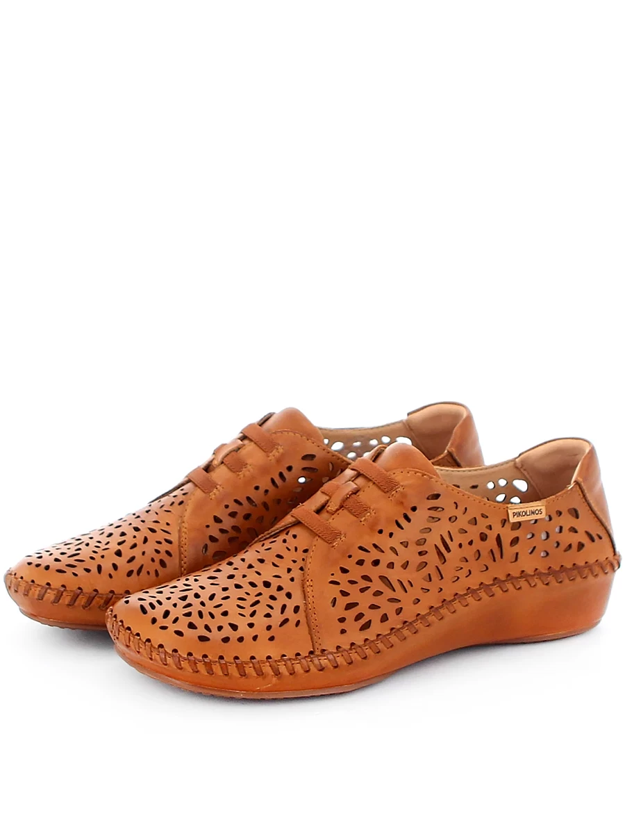 туфли женские летние Pikolinos, арт 655-4783 рыжий/brandy