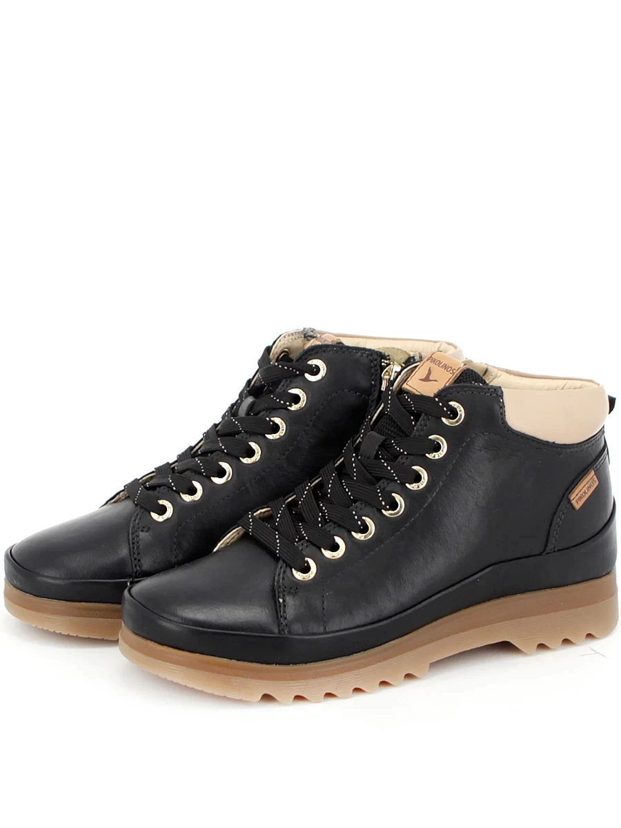 ботинки женские демисезонные Black Pikolinos, арт W3W-8825C1
