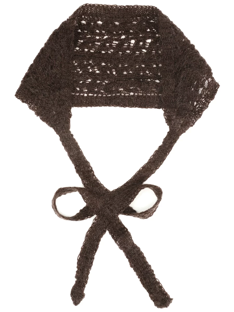 косынка женская коричневый Fabretti, арт DW148-12