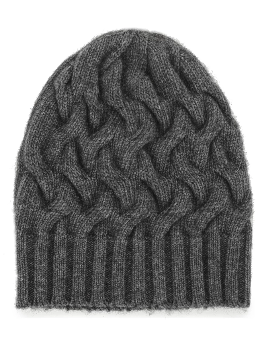 шапка женская серый Fabretti, арт DLIF59-45