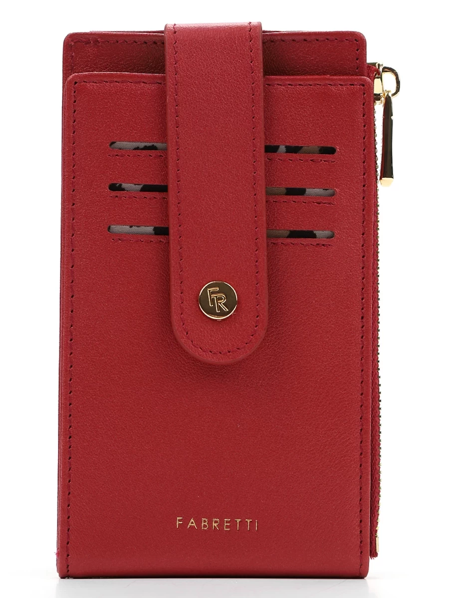 визитница женская красный Fabretti, арт Q250251-4