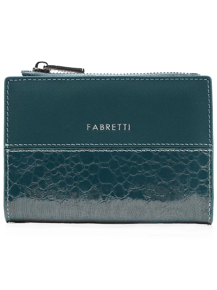 кошелек женский бирюзовый Fabretti, арт Q250254-152