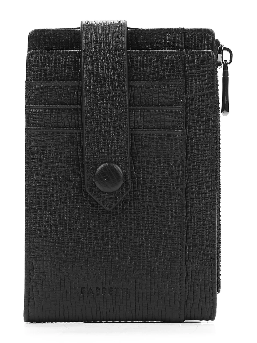 визитница мужская черный Fabretti, арт Q250270-22