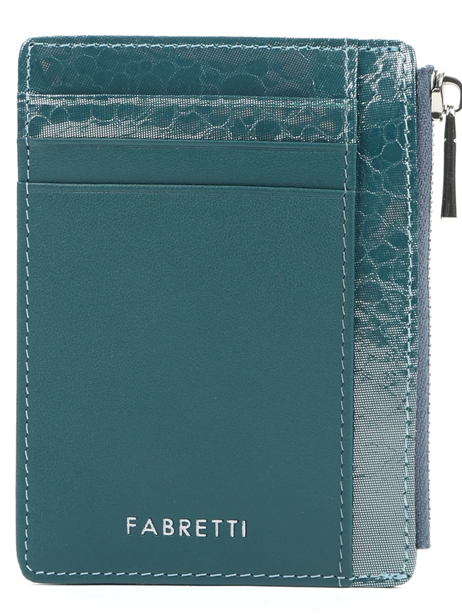 визитница женская бирюзовый Fabretti, арт Q250252-152