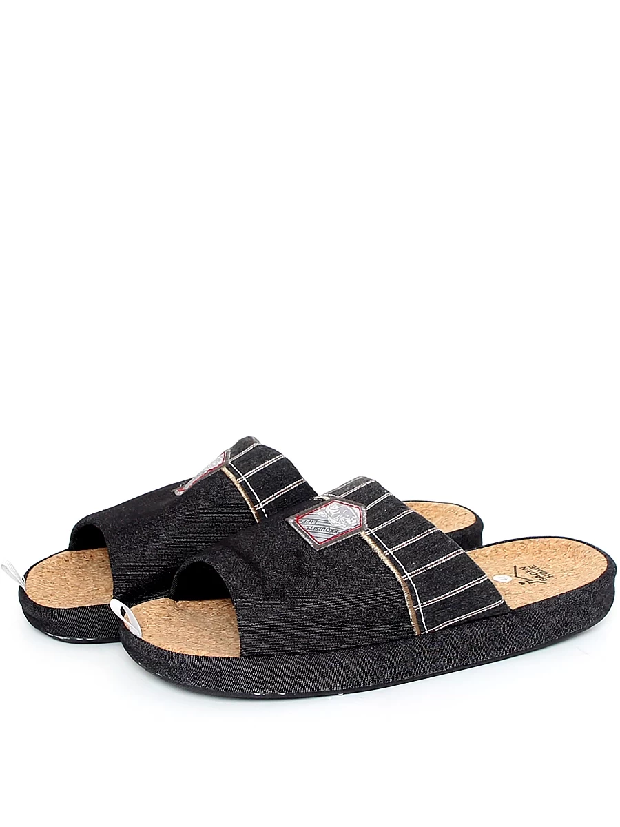 тапочки мужские черный Baden, арт SA010-341